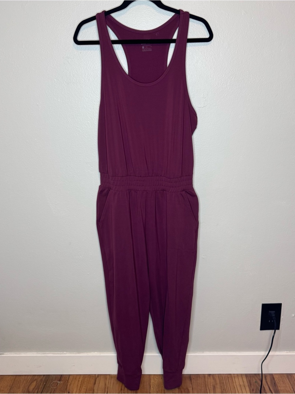 Nike Dri-FIT Training Jumpsuit Purple Magenta Sleeveless - Picture 4 of 15